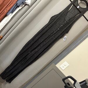 Old Navy Charcoal Sleeveless Jumpsuit